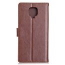 For Xiaomi Redmi Note9 Pro/Redmi Note 9s Crazy Horse Texture Horizontal Flip Leather Case with Holder & Card Slots & Wallet & Photo Frame(Brown)