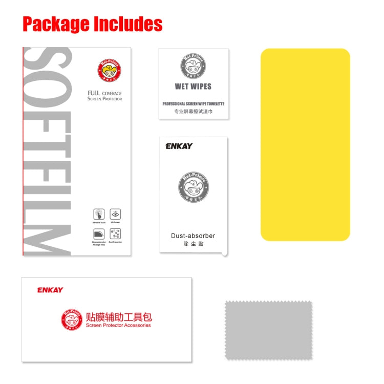 For Xiaomi Mi 10 / Mi 10 Pro ENKAY Hat-Prince 0.1mm 3D Full Screen Protector Explosion-proof Hydrogel Film