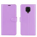 For Xiaomi Redmi Note 9 Pro/Note 9S/Note 9 Pro Max Litchi Texture Horizontal Flip Protective Case with Holder & Card Slots & Wallet(Purple)
