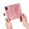For Galaxy A31 Butterfly Love Flower Embossed Horizontal Flip Leather Case with Bracket / Card Slot / Wallet / Lanyard(Rose Gold)