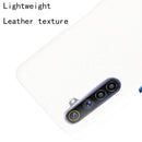 For Oppo Realme 6 Shockproof Crocodile Texture PC + PU Case(White)