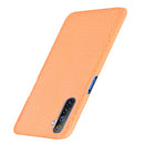 For Oppo Realme 6 Shockproof Crocodile Texture PC + PU Case(Orange)