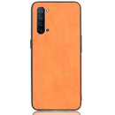 For Oppo Find X2 Lite Shockproof Sewing Cow Pattern Skin PC + PU + TPU Case(Orange)