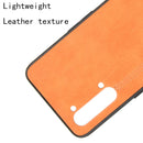 For Oppo Find X2 Lite Shockproof Sewing Cow Pattern Skin PC + PU + TPU Case(Orange)