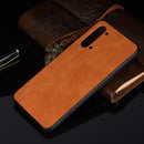 For Oppo Find X2 Lite Shockproof Sewing Cow Pattern Skin PC + PU + TPU Case(Orange)