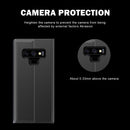 For Galaxy Note 9 Side Display Magnetic Horizontal Flip Plain Texture Cloth + PC Case with Holder & Sleep / Wake-up Function (Pink)