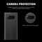 For Galaxy S10 Plus Side Display Magnetic Horizontal Flip Plain Texture Cloth + PC Case with Holder & Sleep / Wake-up Function(Black)