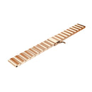 22mm For Huawei Watch GT2e GT2 46mm A Flat Buckle Stainless Steel Watch Band (Rose Gold)