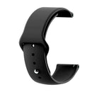 22mm For Huawei Watch GT2e GT2 46mm Monochrome Silicone Reverse Buckle Strap(Black)