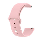 22mm For Huawei Watch GT2e GT2 46mm Monochrome Silicone Reverse Buckle Strap(Pink)