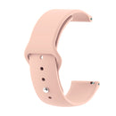 22mm For Huawei Watch GT2e GT2 46mm Monochrome Silicone Reverse Buckle Strap(Sand powder)