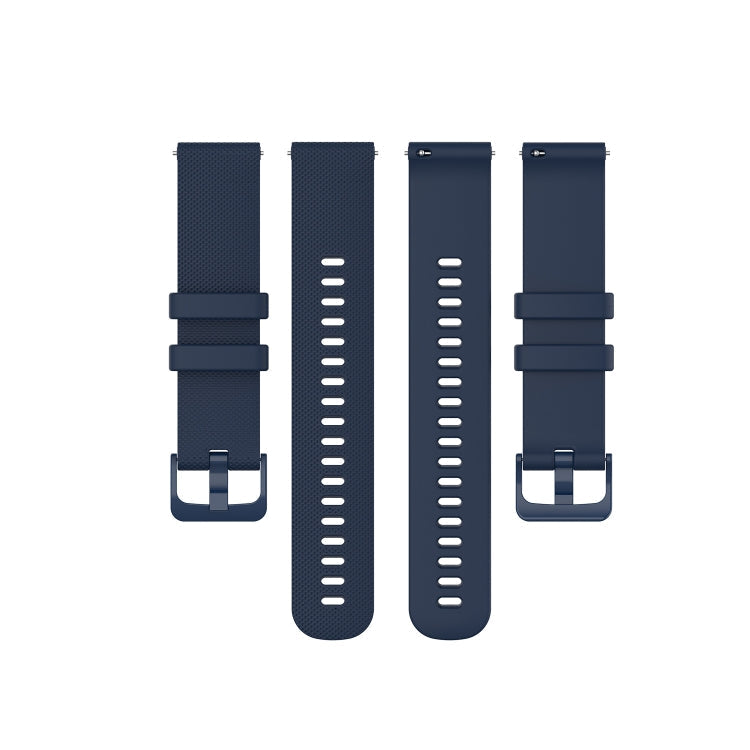 22mm For Huawei Watch GT2e GT2 46mm Silicone Watch Band(Navy Blue)