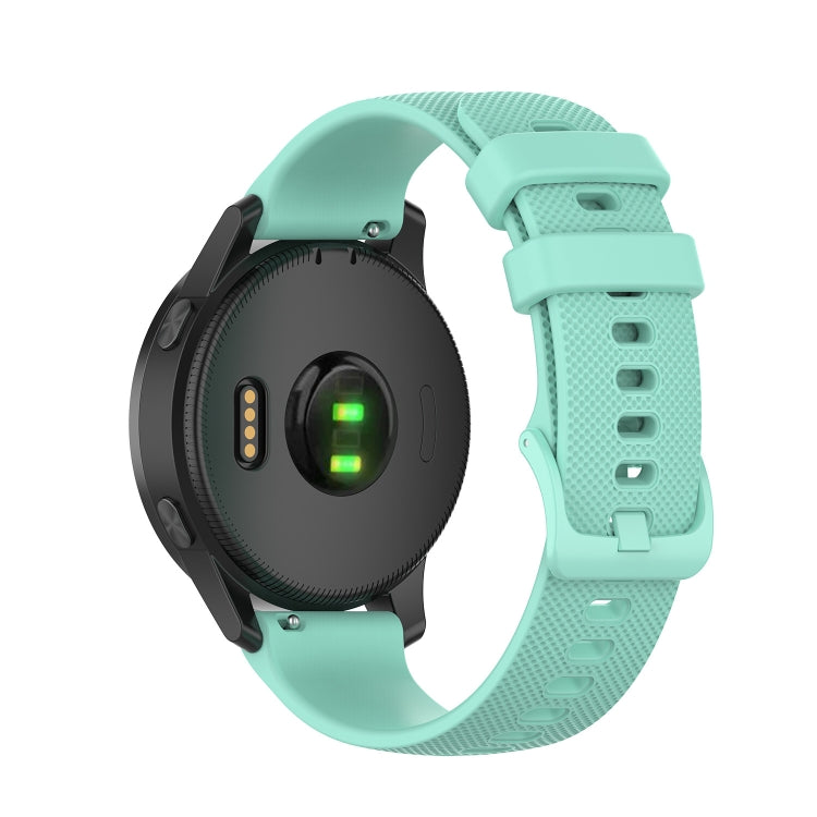 22mm For Huawei Watch GT2e GT2 46mm Silicone Watch Band(Teal Green)