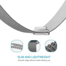 22mm For Huawei Watch GT2e GT2 46mm Milanese Metal Watch Band(Silver)