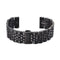 22mm For Huawei Watch GT2e GT2 46mm Seven Stainless Steel Watch Band(Black)