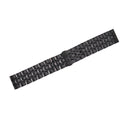 22mm For Huawei Watch GT2e GT2 46mm Seven Stainless Steel Watch Band(Black)