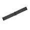 22mm For Huawei Watch GT2e GT2 46mm Seven Stainless Steel Watch Band(Black)