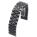22mm For Huawei Watch GT2e GT2 46mm Seven Stainless Steel Watch Band(Black)