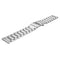 22mm For Huawei Watch GT2e GT2 46mm Three Flat Buckle Stainless Steel Watch Band(Silver)