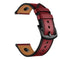 22mm For Huawei Watch GT2e / GT2 46mm Leather Watch Band(Dark red)