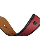 22mm For Huawei Watch GT2e / GT2 46mm Leather Watch Band(Dark red)