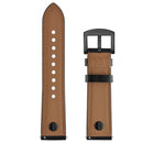 22mm For Huawei Watch GT2e / GT2 46mm Leather Watch Band(Black)