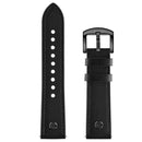 22mm For Huawei Watch GT2e / GT2 46mm Leather Watch Band(Black)