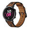 22mm For Huawei Watch GT2e / GT2 46mm Leather Watch Band(Red brown crazy horse)