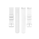 For Garmin Vivoactive 4 22mm Silicone Watch Band(White)