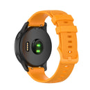 For Garmin Vivoactive 4 22mm Silicone Watch Band(Orange)