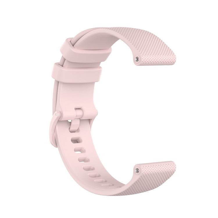 For Garmin Vivoactive 4 22mm Silicone Watch Band(Pink)