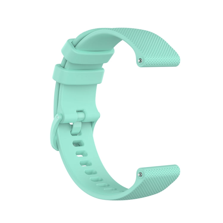 For Garmin Vivoactive 4 22mm Silicone Watch Band(Teal Green)