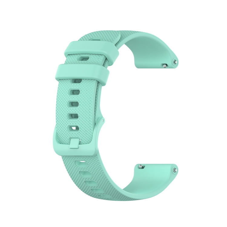 For Garmin Vivoactive 4 22mm Silicone Watch Band(Teal Green)