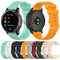 For Garmin Vivoactive 4 22mm Silicone Watch Band(Dark Green)