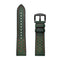 22mm For Huawei Watch GT2e / GT2 46mm Plum Blossom Hole Leather Watch Band(Green)