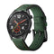 22mm For Huawei Watch GT2e / GT2 46mm Plum Blossom Hole Leather Watch Band(Green)