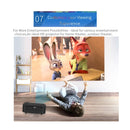 A2000 Portable Projector 800 Lumen LCD Home Theater Video Projector, Support 1080P, US Plug (White)
