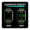 SKMEI 1541 Fashion Led Watch Square Couple Model Waterproof Electronic Watch Silicone Watch(Blue)