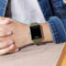 SKMEI 1541 Fashion Led Watch Square Couple Model Waterproof Electronic Watch Silicone Watch(Green)