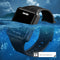 SKMEI 1541 Fashion Led Watch Square Couple Model Waterproof Electronic Watch Silicone Watch(Green)