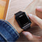 SKMEI 1541 Fashion Led Watch Square Couple Model Waterproof Electronic Watch Silicone Watch(Black)