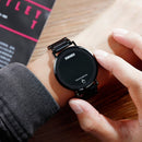 SKMEI 1550 Simple and Stylish LED Touch Screen Men Watch Waterproof Stainless Steel With Electronic Watch(Black)