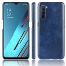 For OPPO Find X2 Lite Shockproof Litchi Texture PC + PU Case(Blue)
