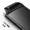 Brushed Texture Carbon Fiber TPU Case For Nintendo Switch Lite(Black)