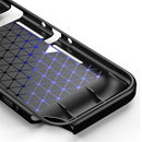 Brushed Texture Carbon Fiber TPU Case For Nintendo Switch Lite(Red)