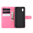 For alcatel 1B (2020) Litchi Texture Horizontal Flip Protective Case with Holder & Card Slots & Wallet(Rose red)