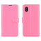 For alcatel 1B (2020) Litchi Texture Horizontal Flip Protective Case with Holder & Card Slots & Wallet(Rose red)