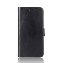 For OPPO Realme 6 R64 Texture Single Horizontal Flip Protective Case with Holder & Card Slots & Wallet& Photo Frame(Black)