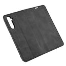 For OPPO Realme 6 Retro-skin Business Magnetic Suction Leather Case with Holder & Card Slots & Wallet(Black)