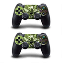 BY060004 Stylish Plant Stickers Protective Film For PS4 Slim
